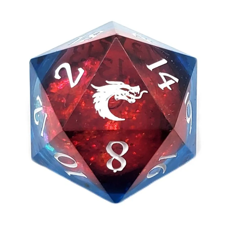 d20 - Ярость космической туманности, Liquid Infused Dice 
d20 - Ярость космической туманности, Liquid Infused Dice