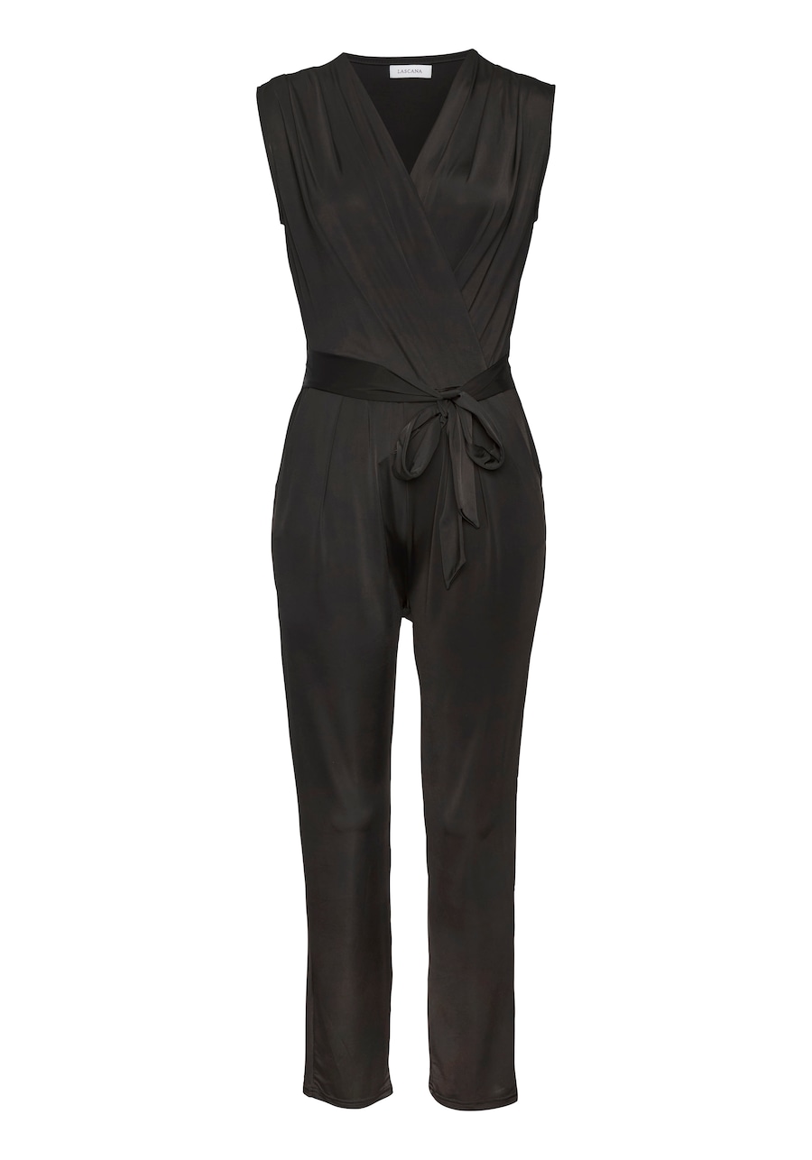 Комбинезон LASCANA, черный
Комбинезон LASCANA, черный