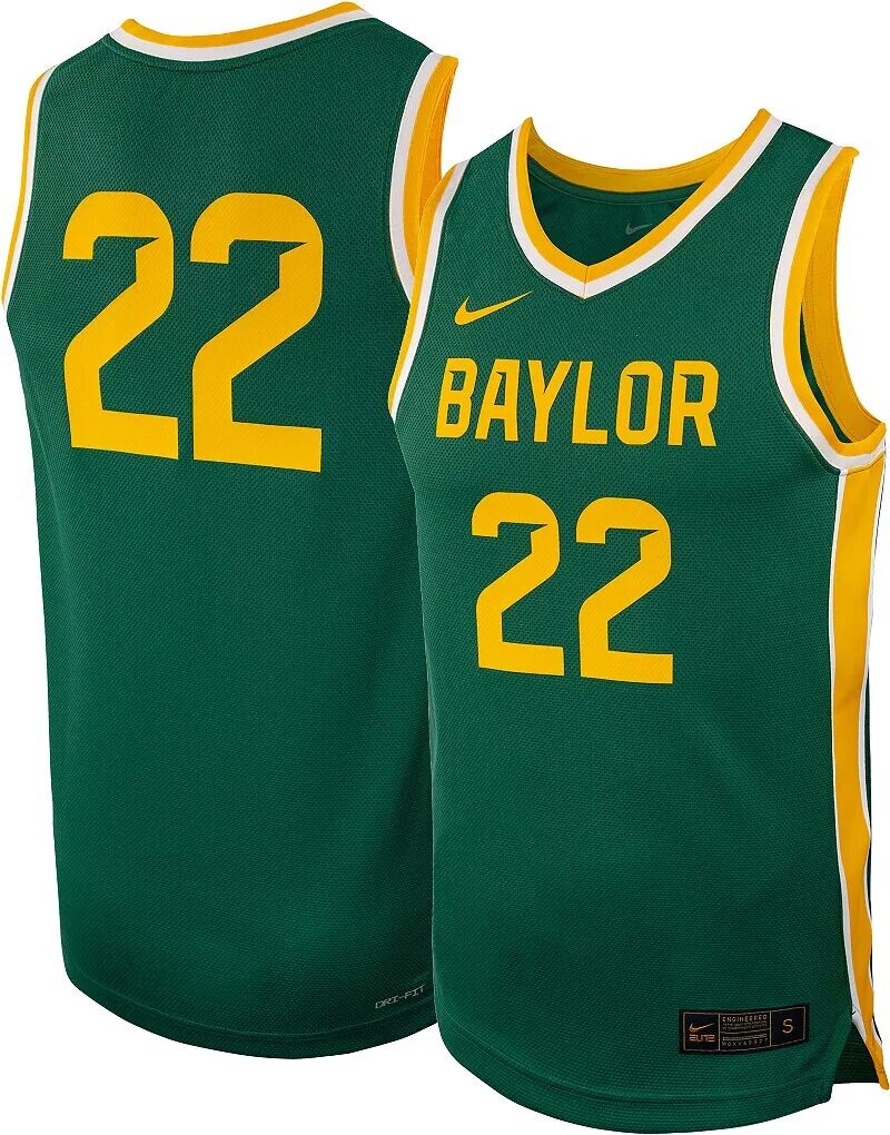 Женская зеленая баскетбольная майка Nike Baylor Bears #22
Женская зеленая баскетбольная майка Nike Baylor Bears #22