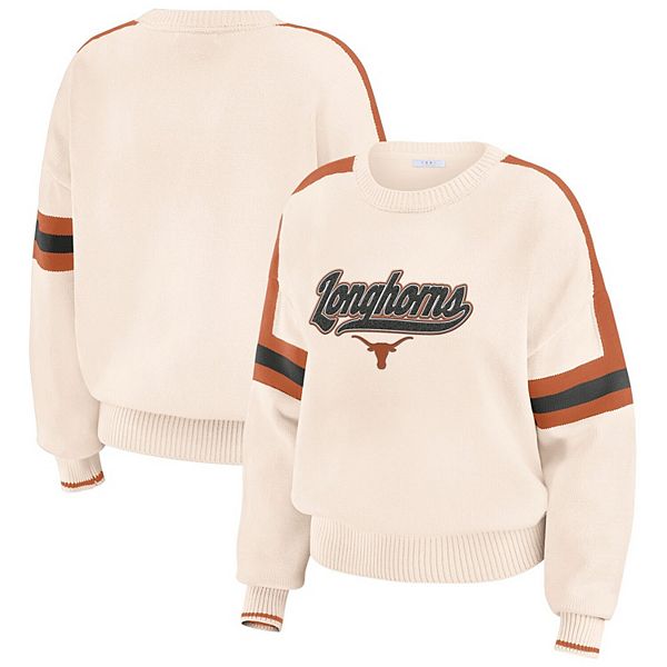 Женский свитер с вязаным патчем Texas Longhorns в полоску Wear By Erin Andrews
Женский свитер с вязаным патчем Texas Longhorns в полоску Wear By Erin Andrews