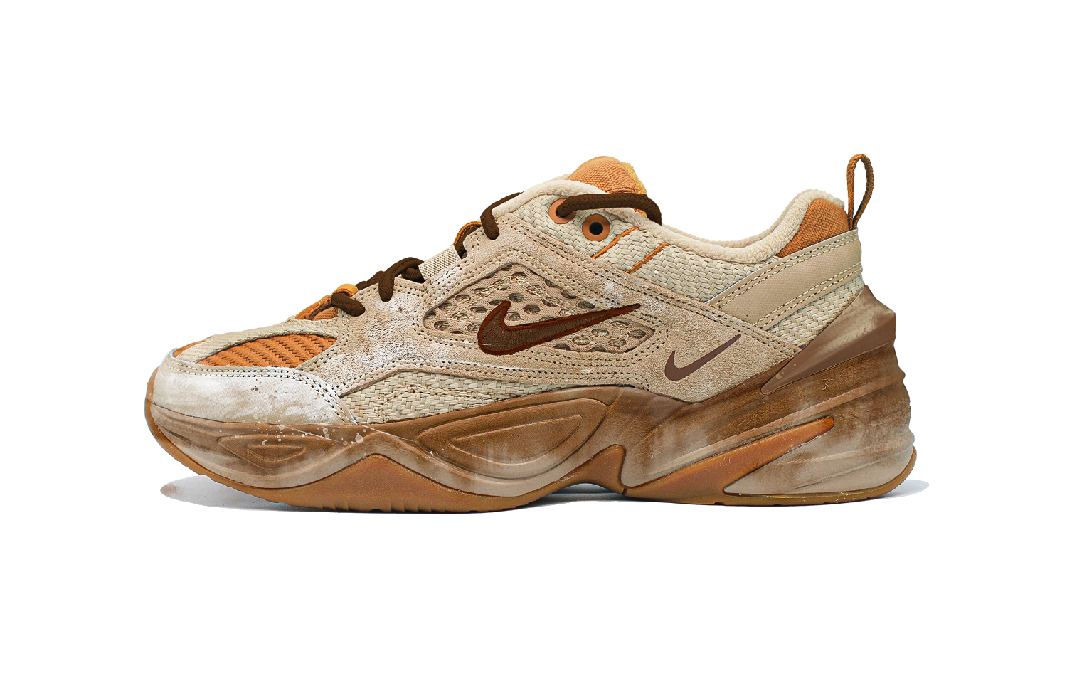 Кроссовки M2K Tekno Deserted Dreams, классический винтаж, потертый стиль, устойчивые к истиранию, низкие, массивные, унисекс Nike, коричневый
Кроссовки M2K Tekno Deserted Dreams, классический винтаж, потертый стиль, устойчивые к истиранию, низкие, массивные, унисекс Nike, коричневый