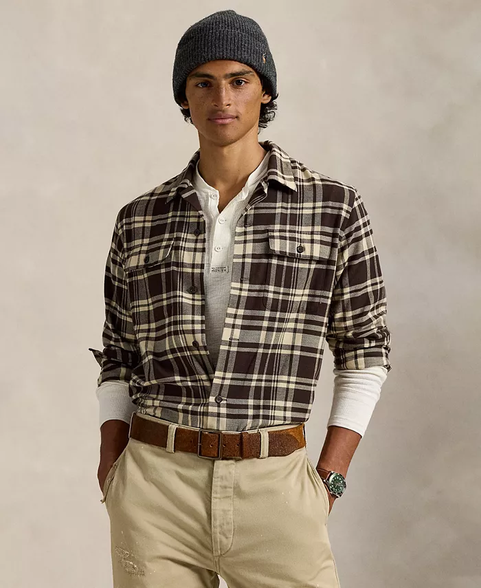 Мужская классическая рубашка в клетку Polo Ralph Lauren, коричневый
Мужская классическая рубашка в клетку Polo Ralph Lauren, коричневый