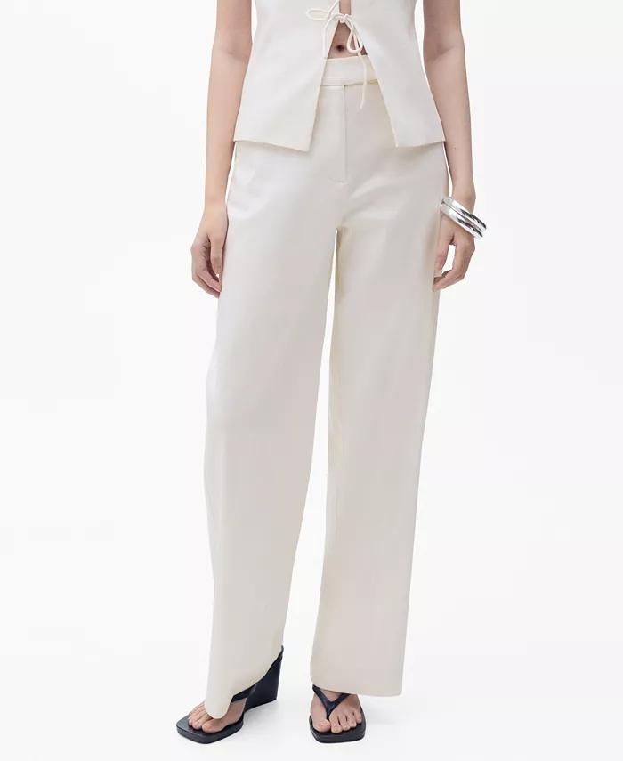 Женские прямые брюки средней посадки MANGO, коричневый/бежевый
Женские прямые брюки средней посадки MANGO, коричневый/бежевый