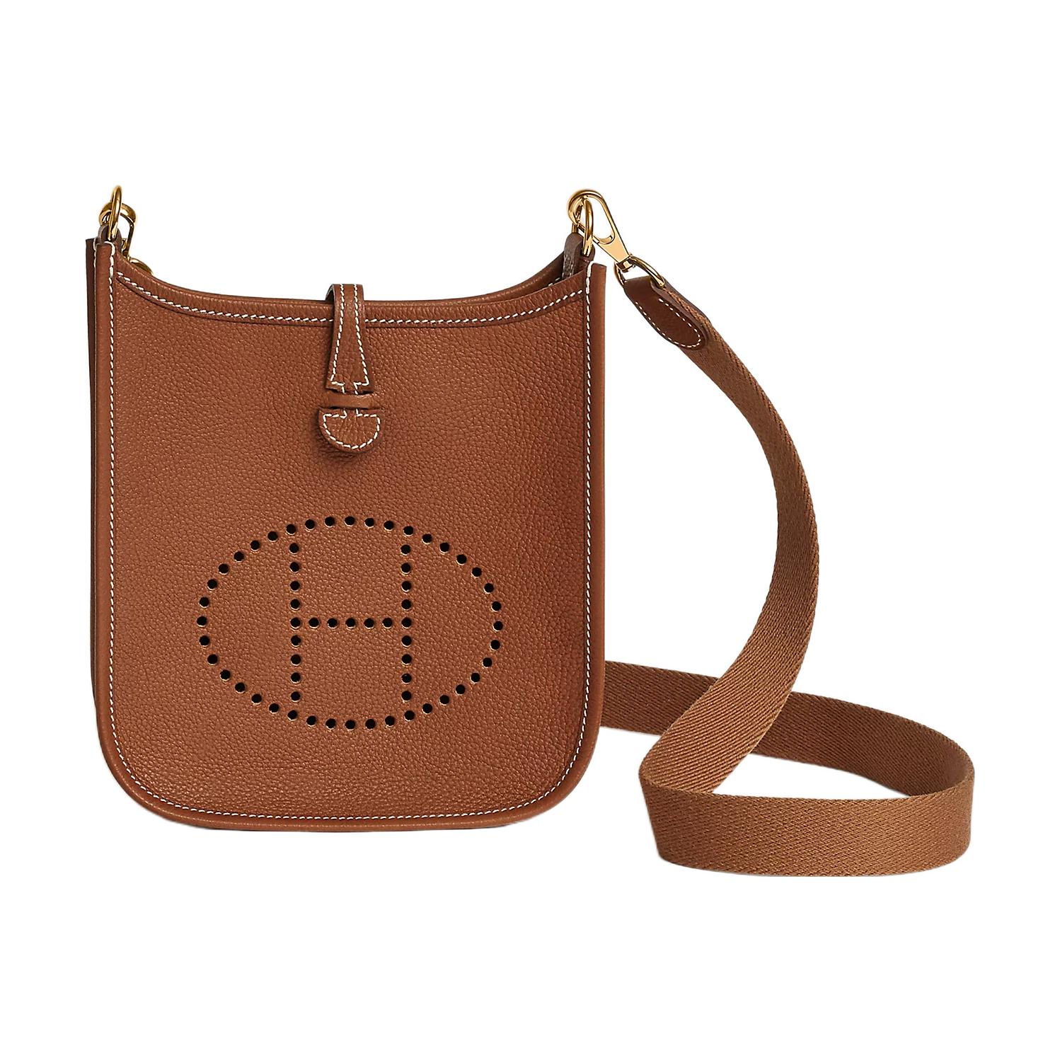 HERMES Кожаная сумка через плечо Эвелин мини женская
HERMES Кожаная сумка через плечо Эвелин мини женская