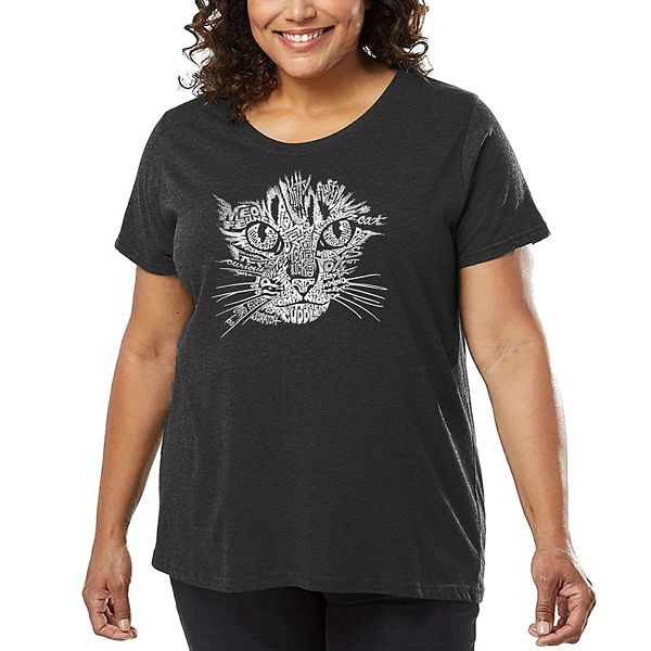 Женская футболка plus size с принтом в виде мордочки кота La Pop Art, Grey, Серый, Женская футболка plus size с принтом в виде мордочки кота La Pop Art, Grey
Женская футболка plus size с принтом в виде мордочки кота La Pop Art, Grey, Серый, Женская футболка plus size с принтом в виде мордочки кота La Pop Art, Grey