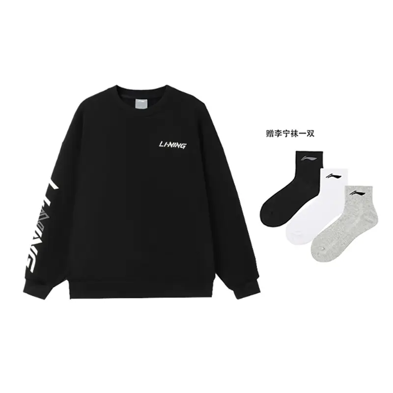 Спортивная мода коллекция свитшот men's LINING, черный
Спортивная мода коллекция свитшот men's LINING, черный