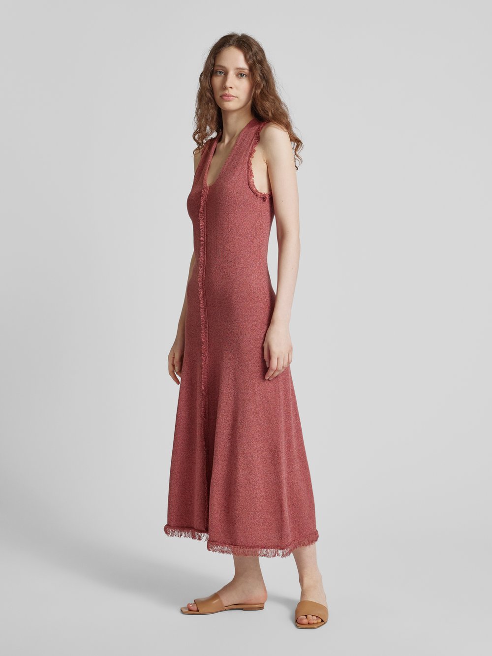 Платье макси с потертостями Stefanel, фиолетовый
Платье макси с потертостями Stefanel, фиолетовый