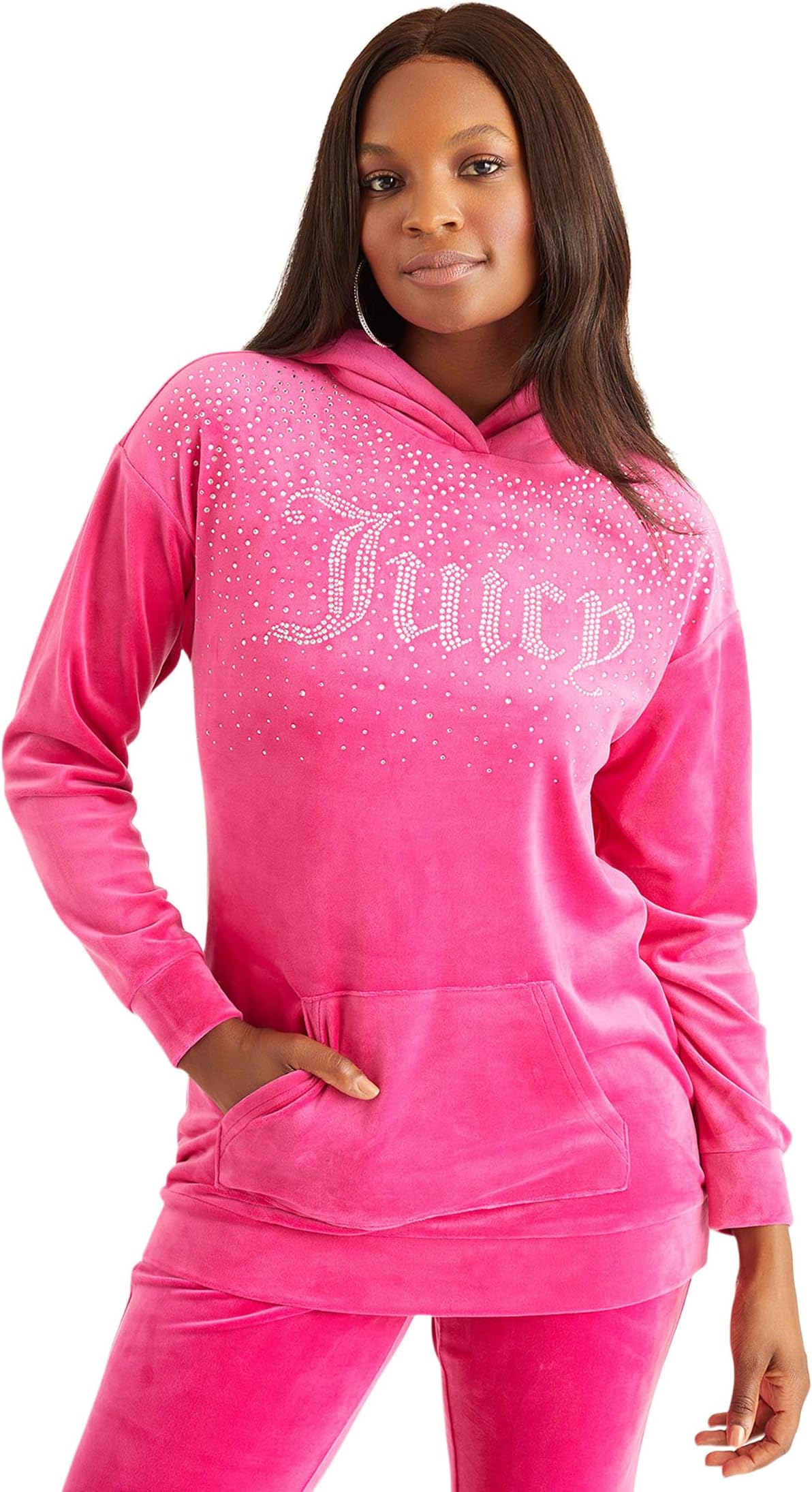 Толстовка Juicy Couture Ombre Long Drop Shoulder Hoodie with Bling, цвет Free Love
Толстовка Juicy Couture Ombre Long Drop Shoulder Hoodie with Bling, цвет Free Love