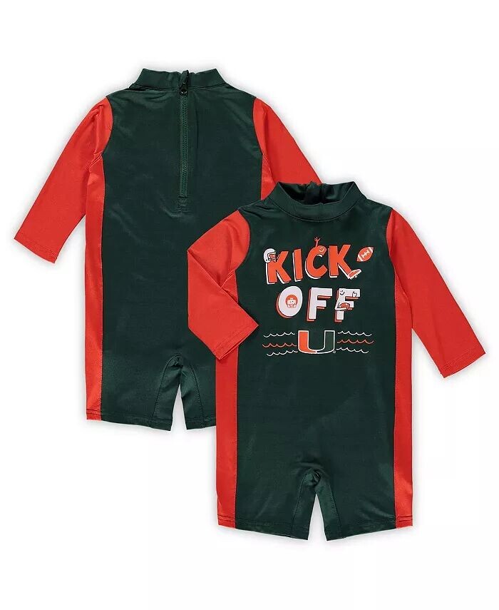 Зеленый, оранжевый гидрокостюм Miami Hurricanes Wave Runner для девочек-подростков Outerstuff
Зеленый, оранжевый гидрокостюм Miami Hurricanes Wave Runner для девочек-подростков Outerstuff