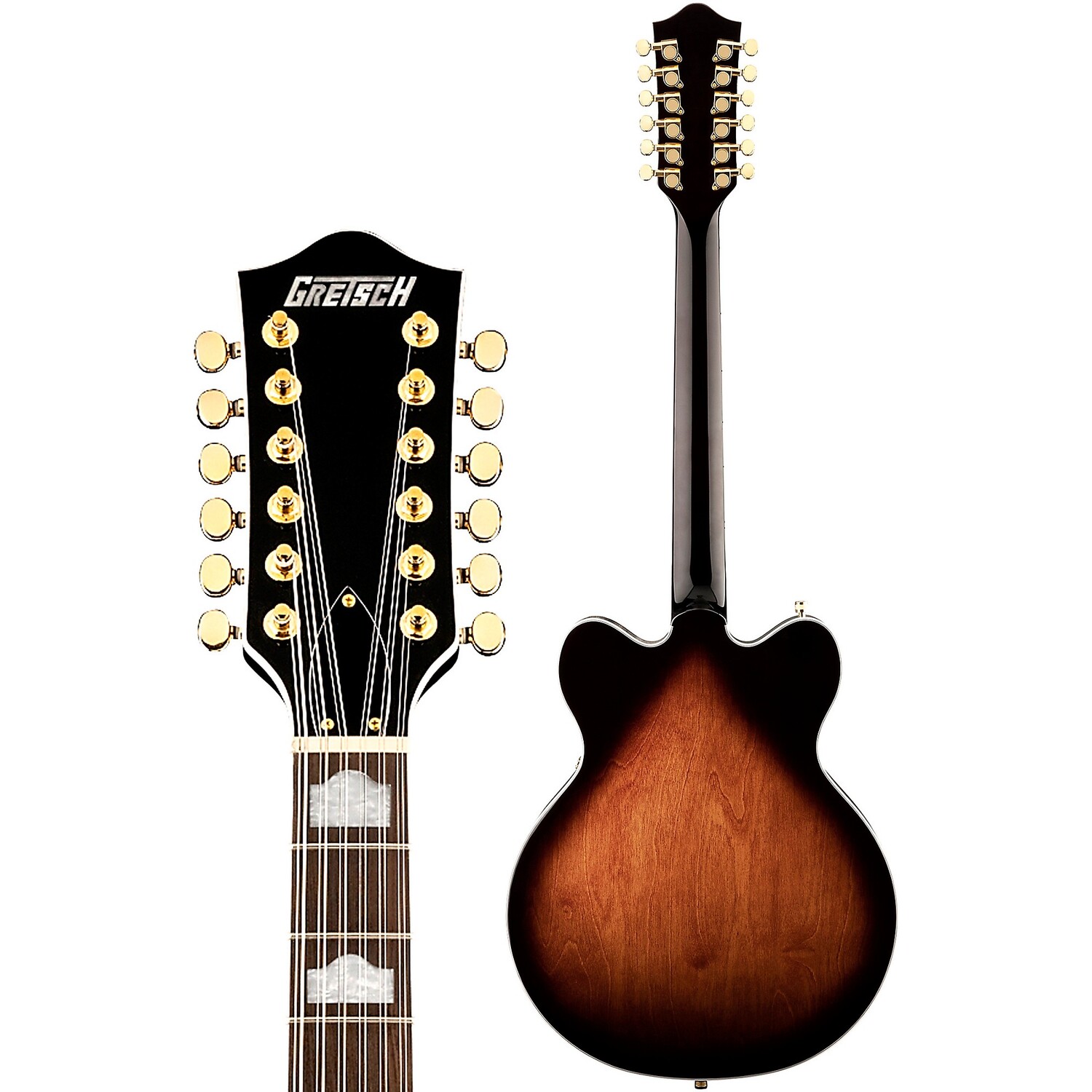 Gretsch Guitars G5422G-12 Электроматическая классическая 12-струнная 12-струнная электрогитара с полым корпусом и золотой фурнитурой Электрогитара Single Barrel Burst
Gretsch Guitars G5422G-12 Электроматическая классическая 12-струнная 12-струнная электрогитара с полым корпусом и золотой фурнитурой Электрогитара Single Barrel Burst