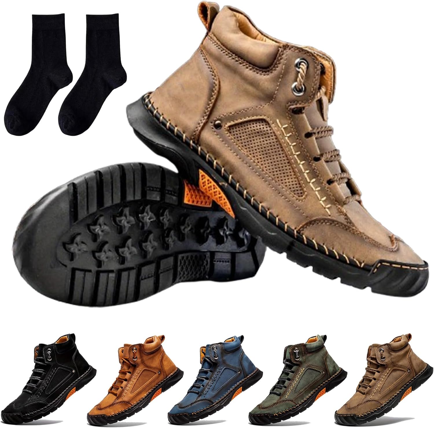 Мужские ботинки Tarcegta Sawbehind, комфортные мужские кожаные ботинки ручной работы Sawbehind - водонепроницаемые, с поддержкой свода стопы, хаки
Мужские ботинки Tarcegta Sawbehind, комфортные мужские кожаные ботинки ручной работы Sawbehind - водонепроницаемые, с поддержкой свода стопы, хаки