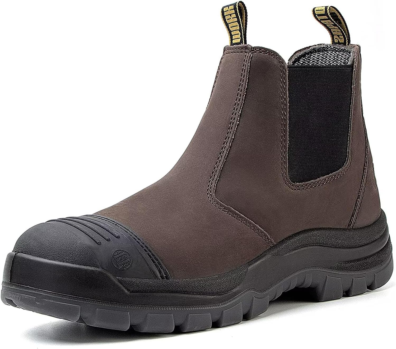 Мужские ботинки rocklobster, мягкий/стальной носок, слипоны Chelsea, защитные ботинки, водоотталкивающие, антистатические, проколоустойчивые, из нубуковой кожи, подошва TPU, противоскользящие и маслостойкие, ширина D/EE, коричневый
Мужские ботинки rocklobster, мягкий/стальной носок, слипоны Chelsea, защитные ботинки, водоотталкивающие, антистатические, проколоустойчивые, из нубуковой кожи, подошва TPU, противоскользящие и маслостойкие, ширина D/EE, коричневый