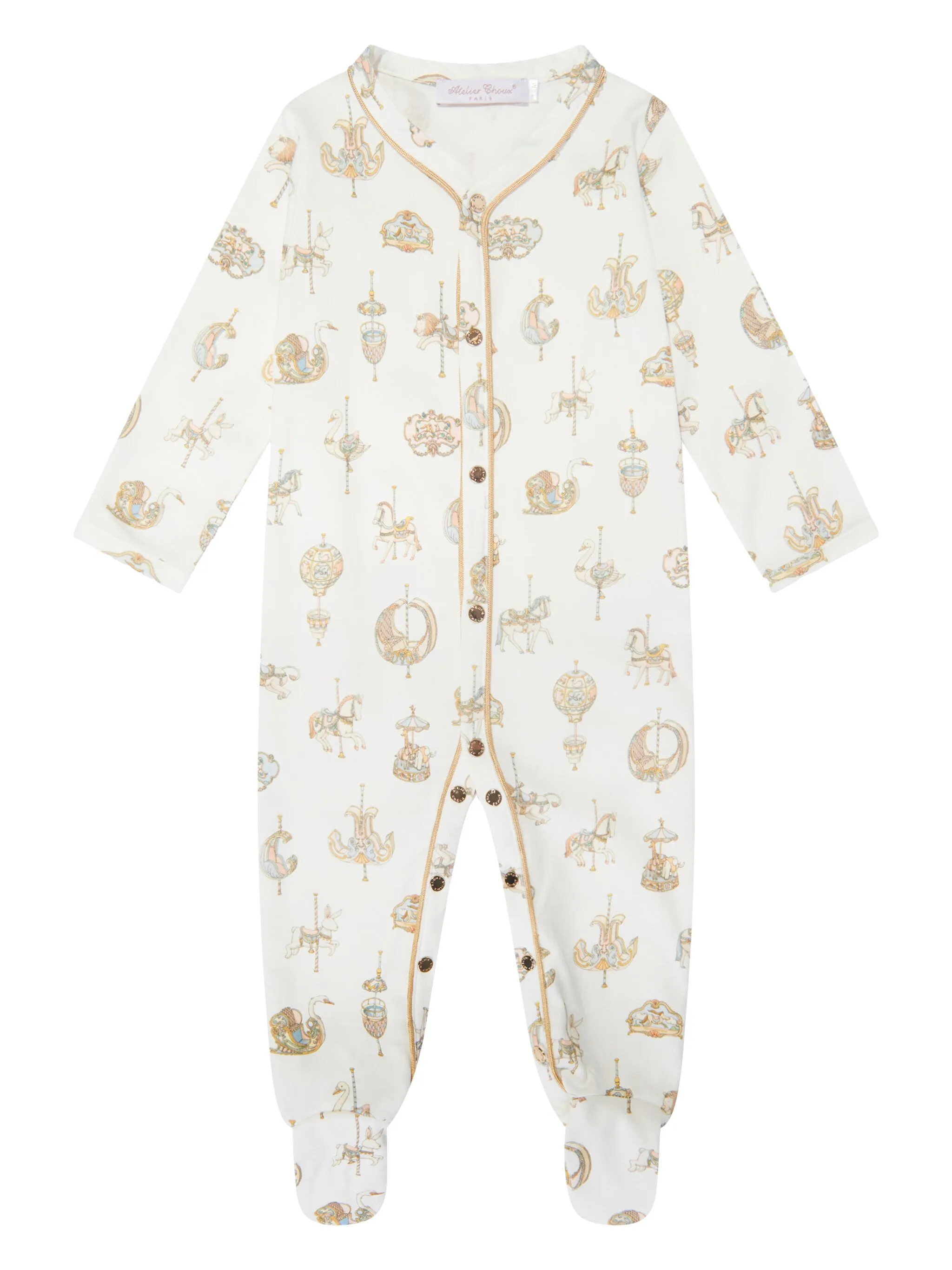 Пижама с графичным принтом Atelier Choux, белый
Пижама с графичным принтом Atelier Choux, белый