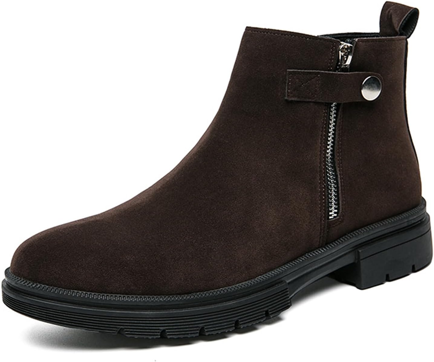 Мужские замшевые деловые ботинки Chelsea на плоской подошве GHIBHNA с боковой молнией, винтажный круглый носок, низкий каблук, нескользящая подошва, повседневные ботинки-чукка для прогулок, коричневый
Мужские замшевые деловые ботинки Chelsea на плоской подошве GHIBHNA с боковой молнией, винтажный круглый носок, низкий каблук, нескользящая подошва, повседневные ботинки-чукка для прогулок, коричневый