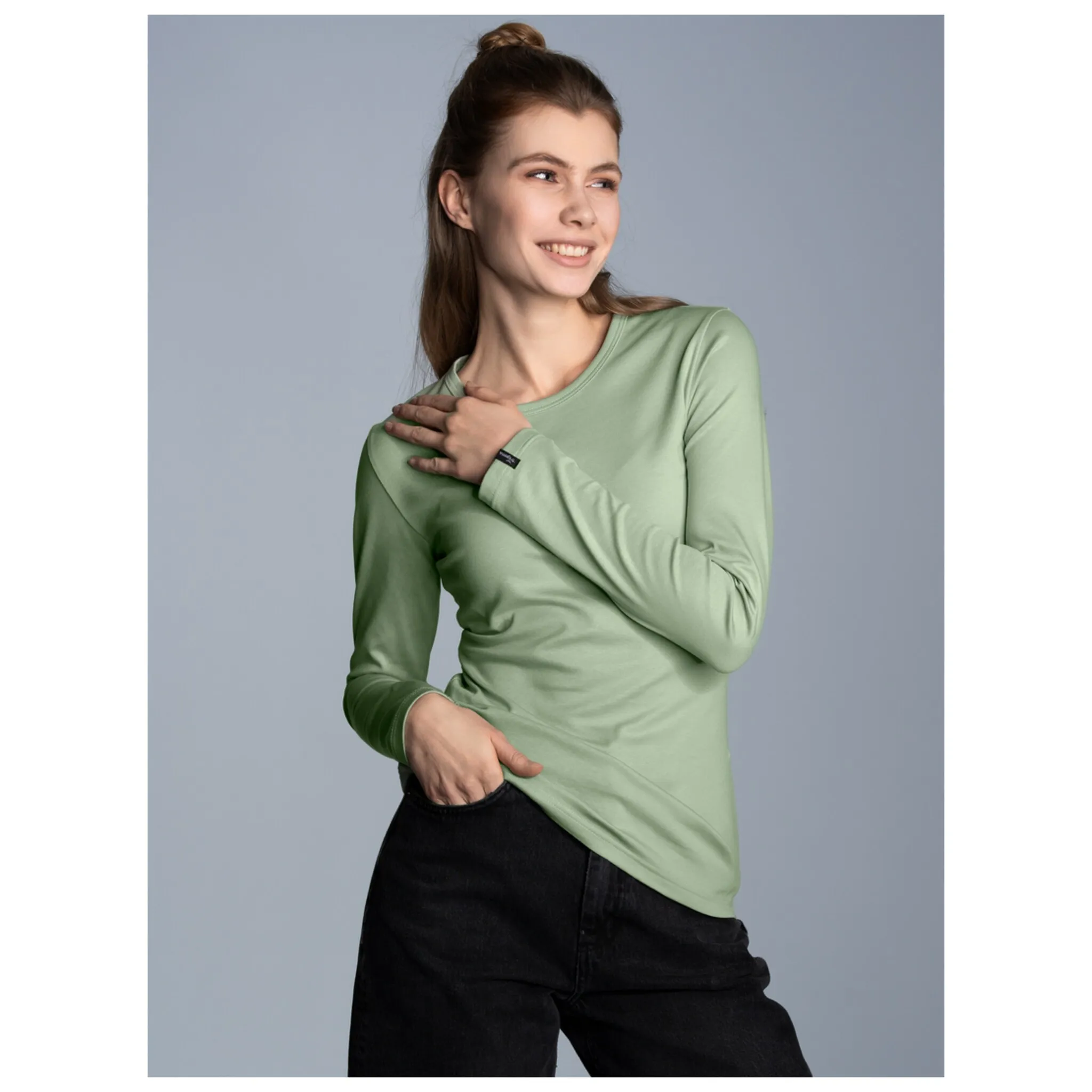 Trigema с длинным рукавом "Рубашка с длинным рукавом TRIGEMA", зеленый 
Trigema с длинным рукавом "Рубашка с длинным рукавом TRIGEMA", зеленый