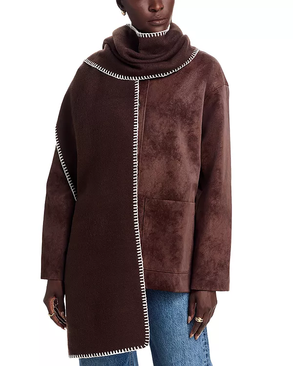 Шарф с обметочным швом - эксклюзив Aqua, коричневый
Шарф с обметочным швом - эксклюзив Aqua, коричневый