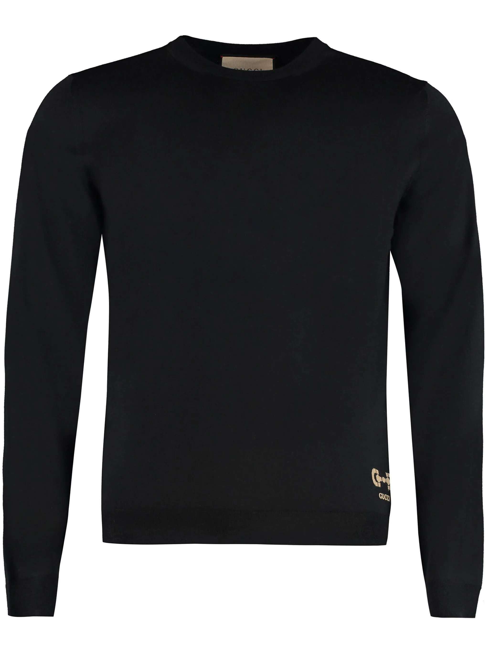 Свитер с вышитым логотипом Gucci, черный
Свитер с вышитым логотипом Gucci, черный