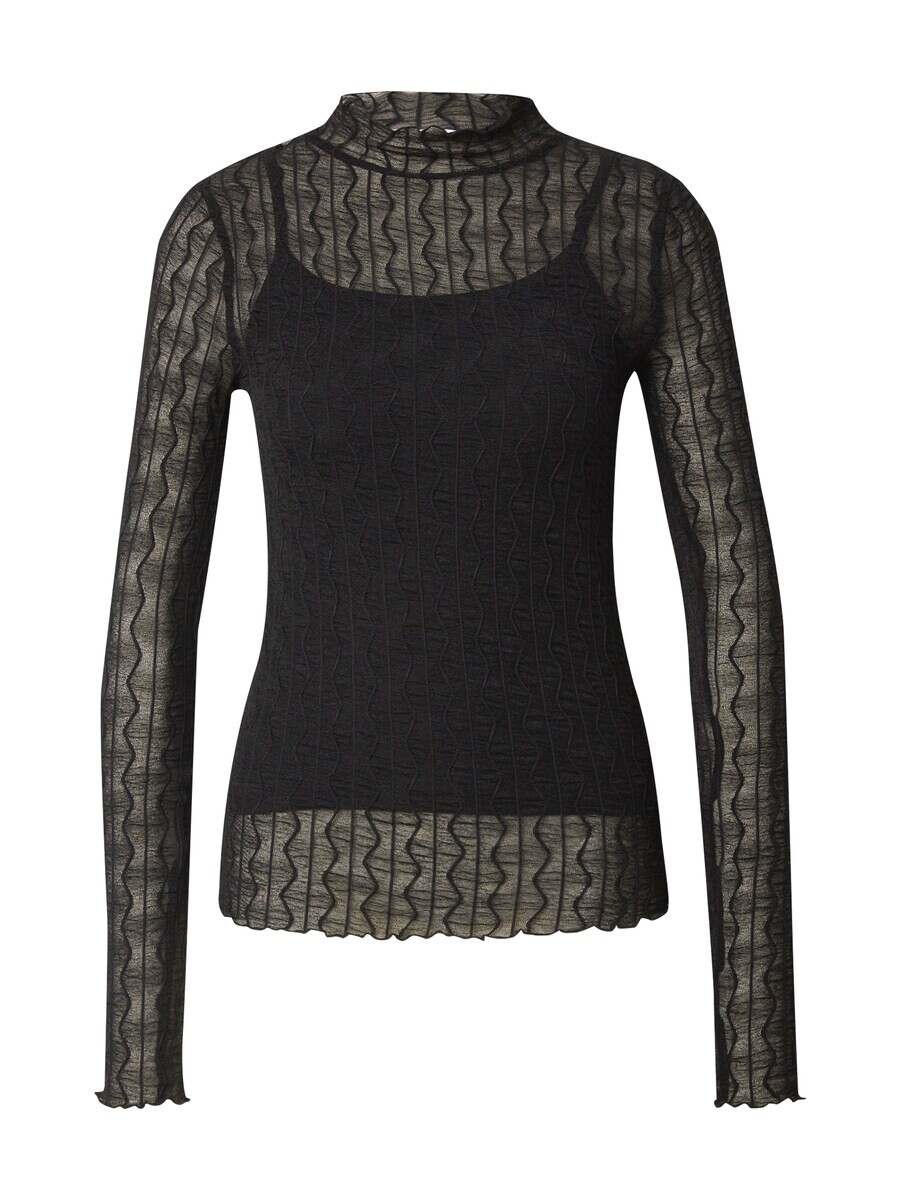 Лонгслив Florence By Mills Exclusive For About You PANSIE, черный 
Лонгслив Florence By Mills Exclusive For About You PANSIE, черный