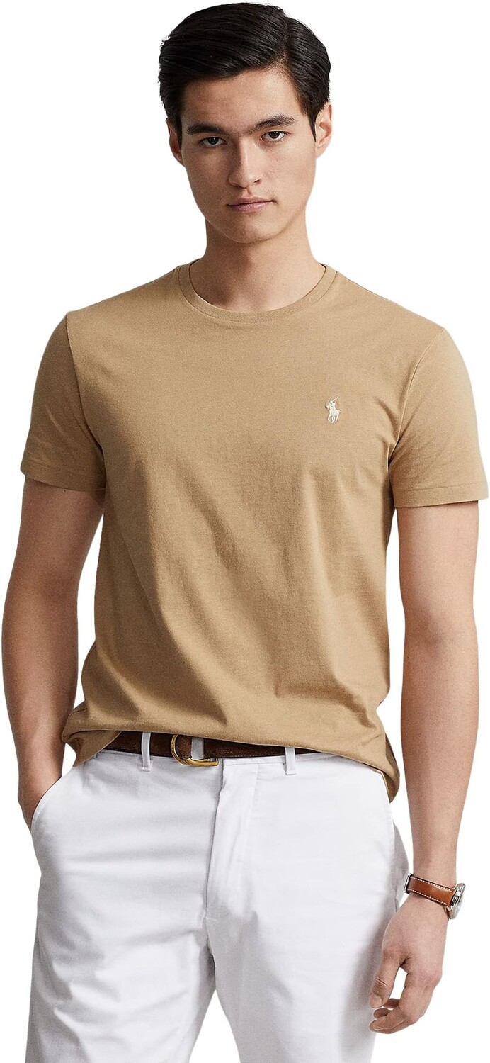 Классическая футболка из джерси с круглым вырезом Polo Ralph Lauren, цвет Cafe Tan
Классическая футболка из джерси с круглым вырезом Polo Ralph Lauren, цвет Cafe Tan