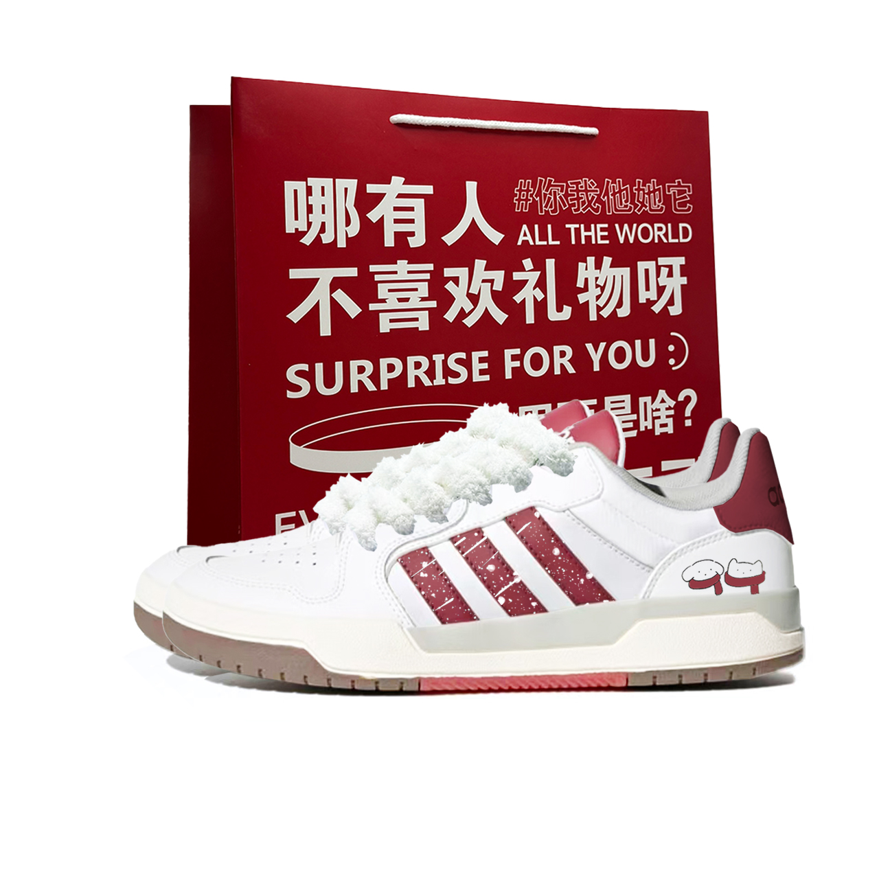 Adidas Neo Entrap First Snow, износостойкие низкие скейтбордные кроссовки для покупок, унисекс, красно-белый
Adidas Neo Entrap First Snow, износостойкие низкие скейтбордные кроссовки для покупок, унисекс, красно-белый