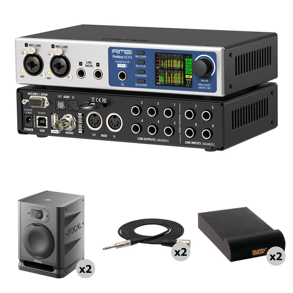 Аудиоинтерфейс RME Fireface UCX II 40-Channel USB-B Audio/MIDI Interface with
Аудиоинтерфейс RME Fireface UCX II 40-Channel USB-B Audio/MIDI Interface with