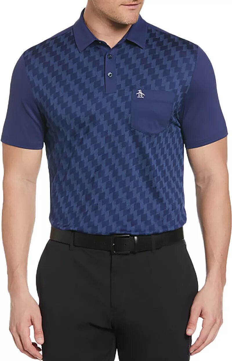 Мужская футболка-поло для гольфа с цветным принтом Original Penguin 50-х годов
Мужская футболка-поло для гольфа с цветным принтом Original Penguin 50-х годов