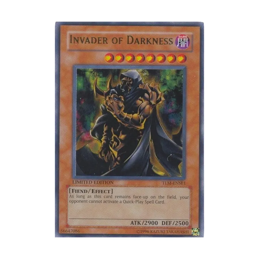 CCG Захватчик тьмы (очень редкий - промо), Yu-Gi-Oh - Promo - Special Edition - Singles
CCG Захватчик тьмы (очень редкий - промо), Yu-Gi-Oh - Promo - Special Edition - Singles