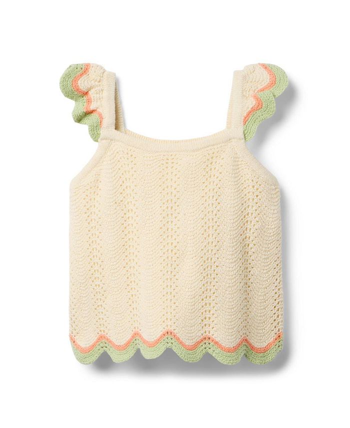 Детский топ с ажурным краем - для малышей и детей постарше Janie and Jack, коричневый/бежевый
Детский топ с ажурным краем - для малышей и детей постарше Janie and Jack, коричневый/бежевый