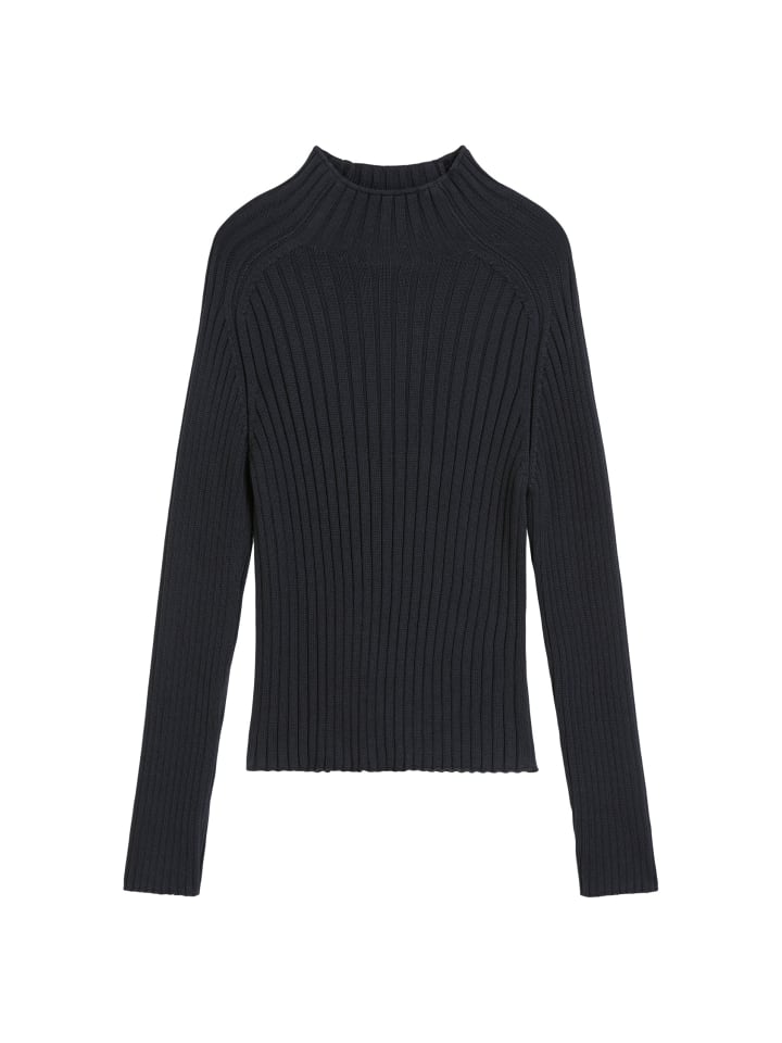 Узкий свитер с высоким воротом глубокого темно-синего цвета Marc O'Polo
Узкий свитер с высоким воротом глубокого темно-синего цвета Marc O'Polo