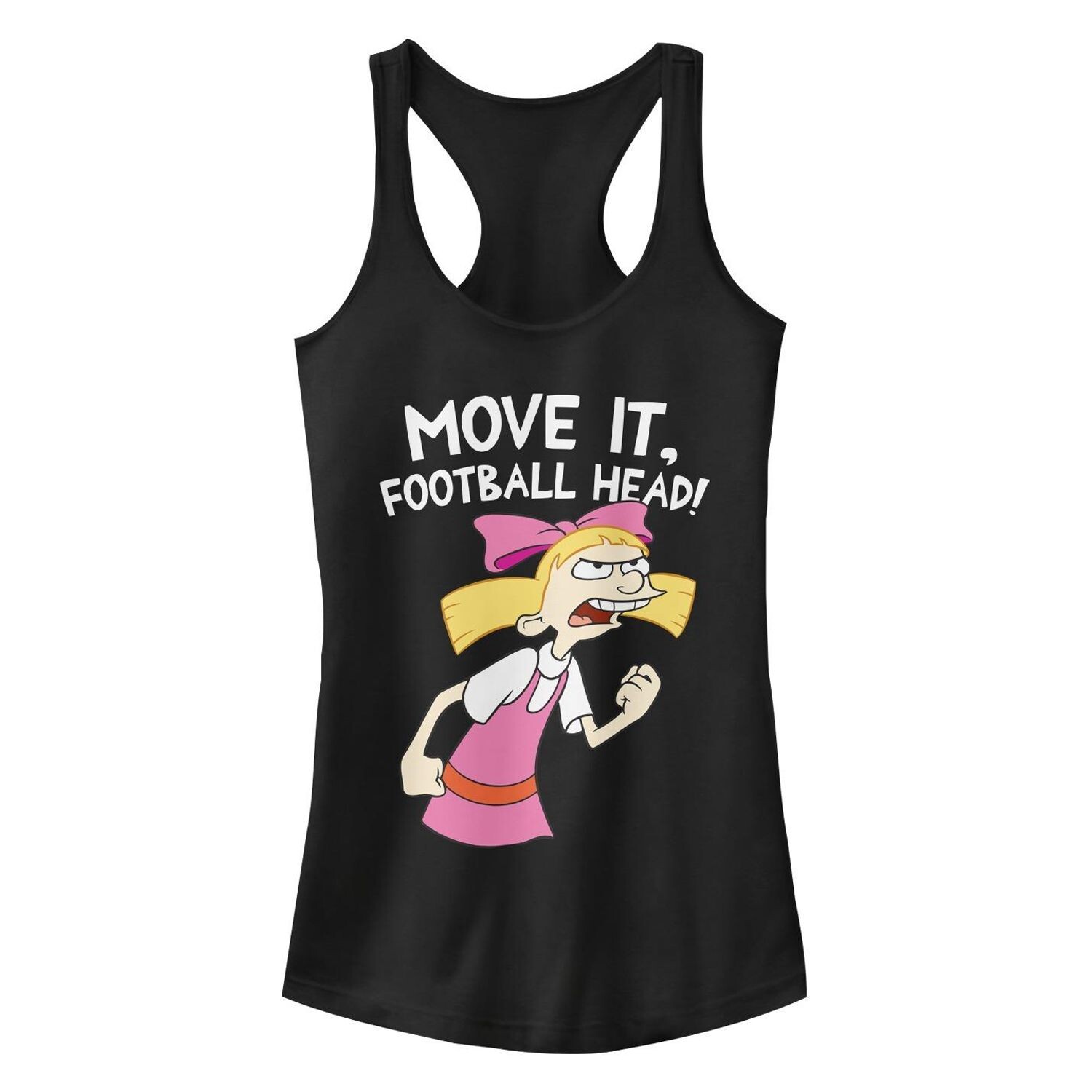 Майка для юниоров Hey Arnold Helga Move It Quote Licensed Character
Майка для юниоров Hey Arnold Helga Move It Quote Licensed Character