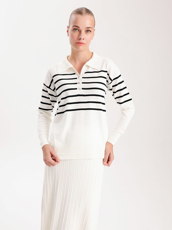 Пуловер BGN, цвет creme/schwarz
Пуловер BGN, цвет creme/schwarz