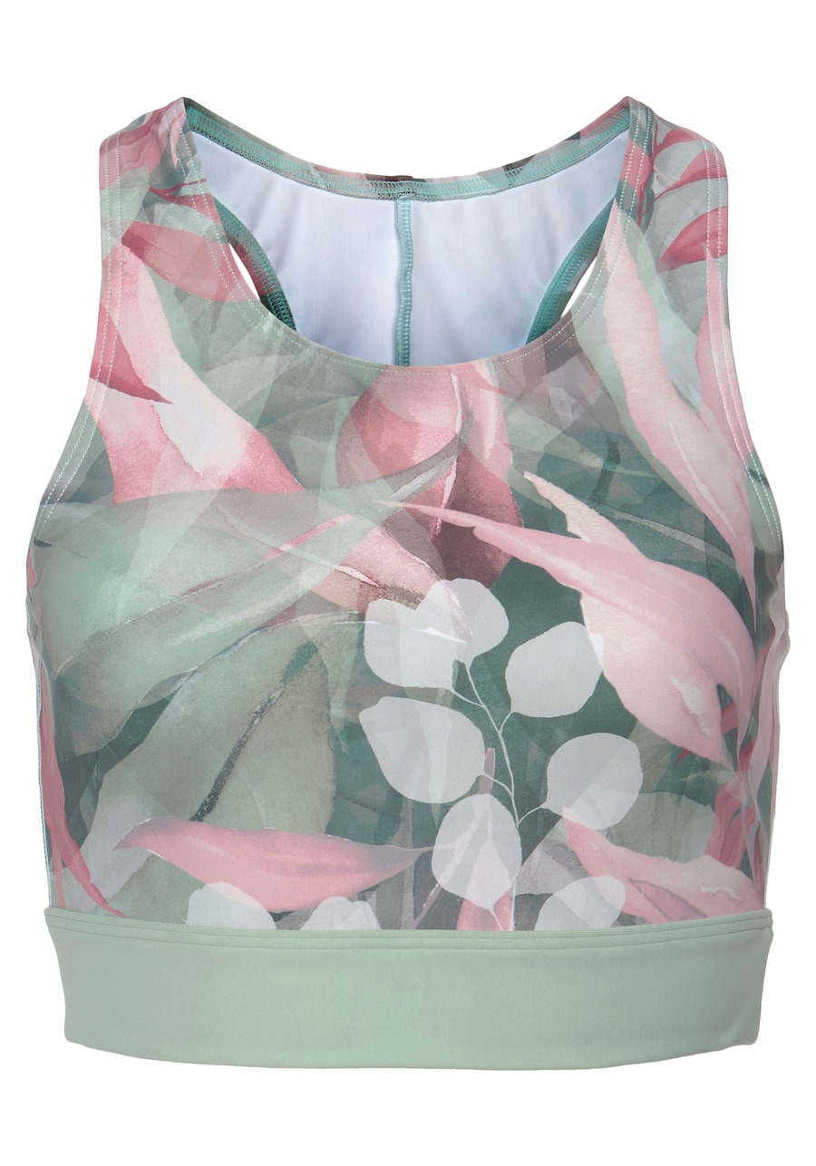 Спортивный топ LASCANA ACTIVE, пастельно-зеленый/темно-зеленый
Спортивный топ LASCANA ACTIVE, пастельно-зеленый/темно-зеленый