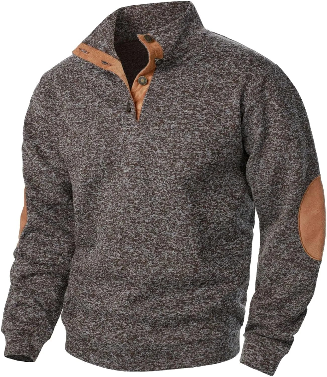 Мужской флисовый свитшот Sherpa Henley с кожаными заплатками на локтях и капюшоном NATHGAM
Мужской флисовый свитшот Sherpa Henley с кожаными заплатками на локтях и капюшоном NATHGAM