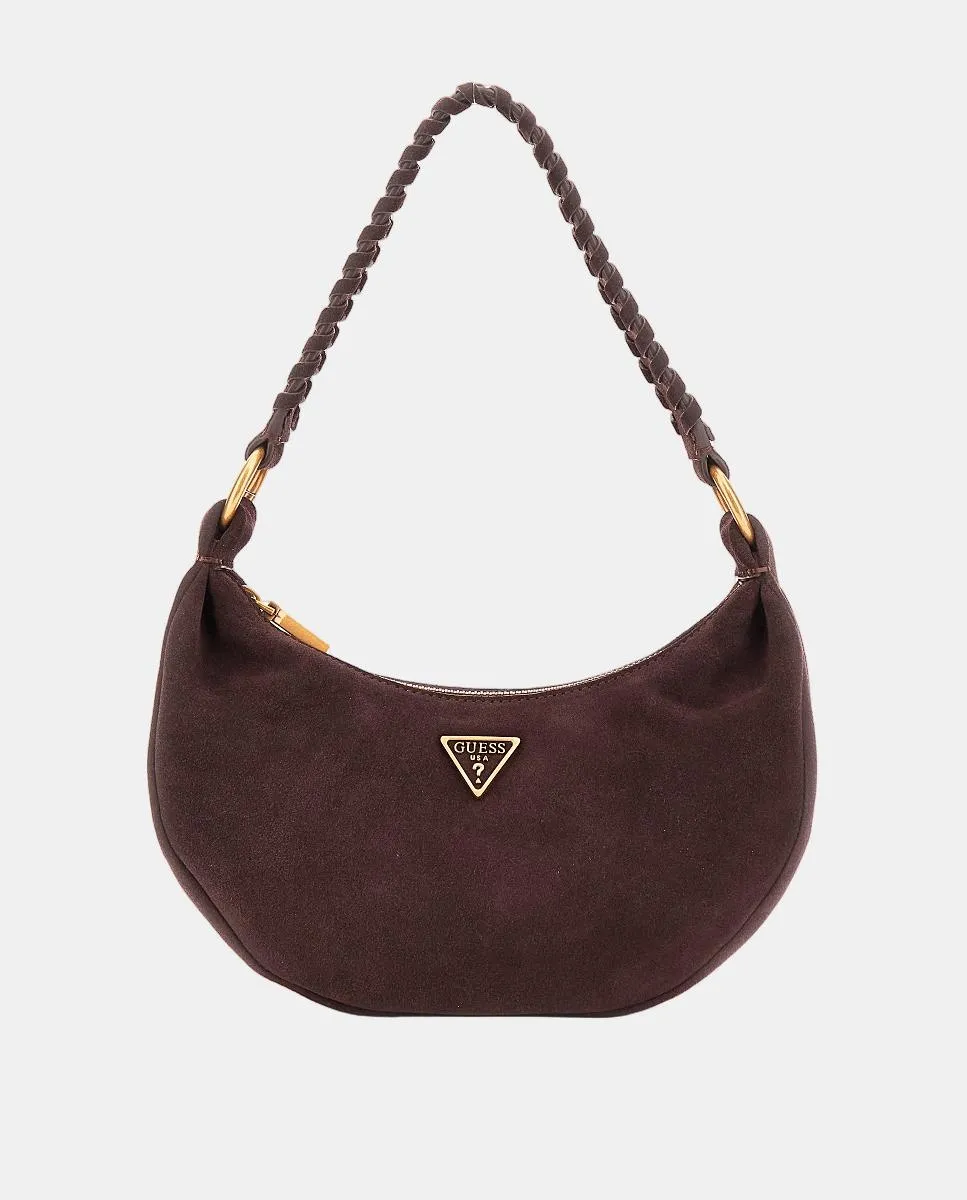 Сумка через плечо из замши на молнии Guess, коричневый
Сумка через плечо из замши на молнии Guess, коричневый