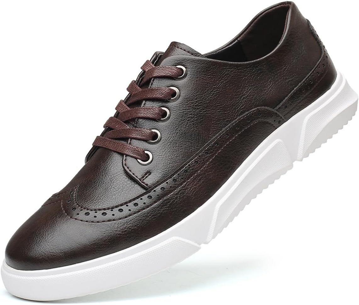 Мужские кожаные кеды-оксфорды с плоской подошвой, модные с ушками, шнуровкой, округлым носком и мягкой подошвой, повседневные лоферы для бизнеса и офисной работы Generic, коричневый
Мужские кожаные кеды-оксфорды с плоской подошвой, модные с ушками, шнуровкой, округлым носком и мягкой подошвой, повседневные лоферы для бизнеса и офисной работы Generic, коричневый