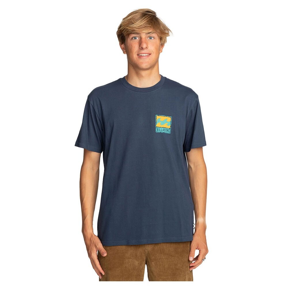 Футболка с коротким рукавом Billabong Stamp, синий 
Футболка с коротким рукавом Billabong Stamp, синий