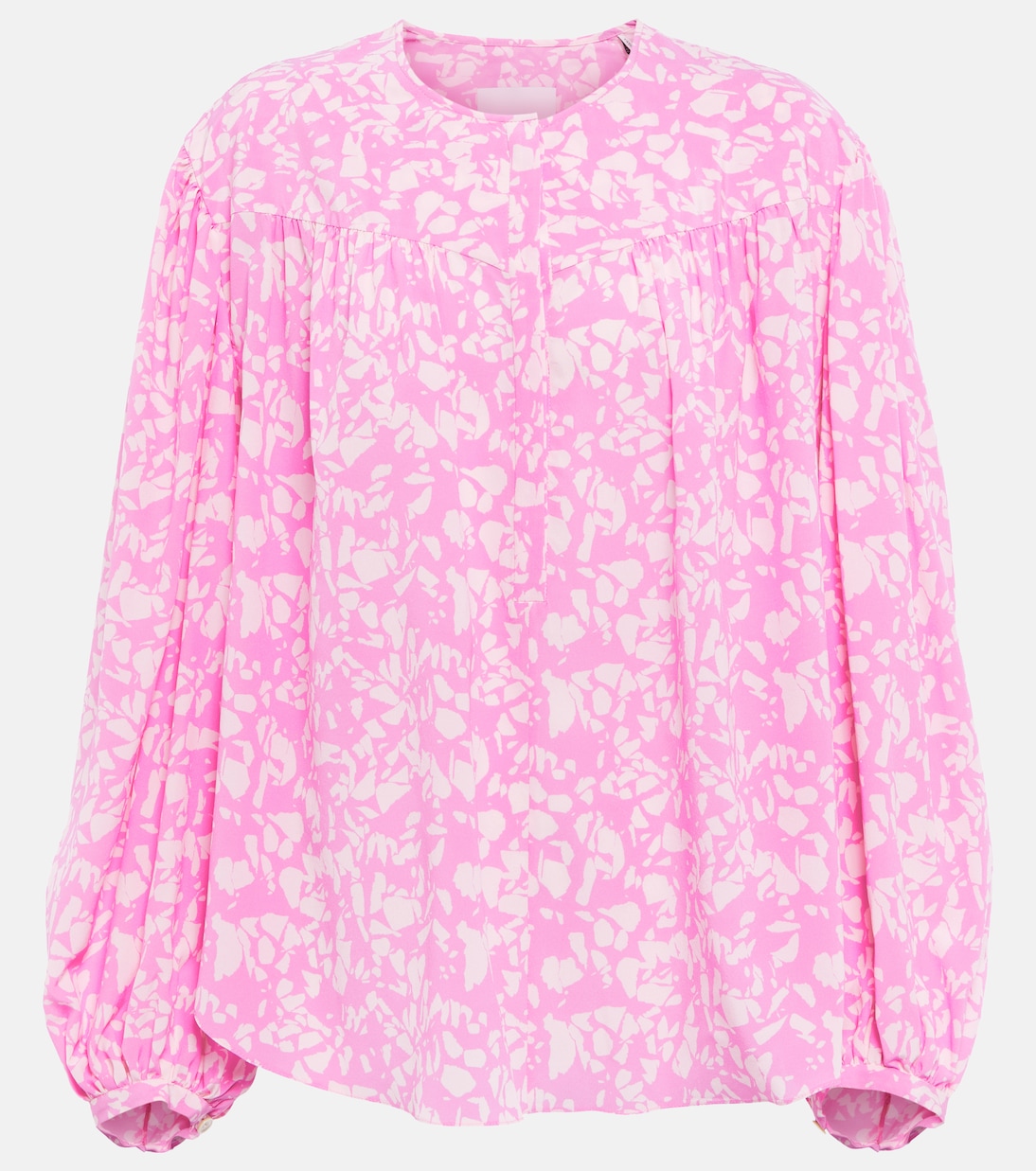 Блузка из смесового шелка Brunille из шифона Isabel Marant, розовый
Блузка из смесового шелка Brunille из шифона Isabel Marant, розовый