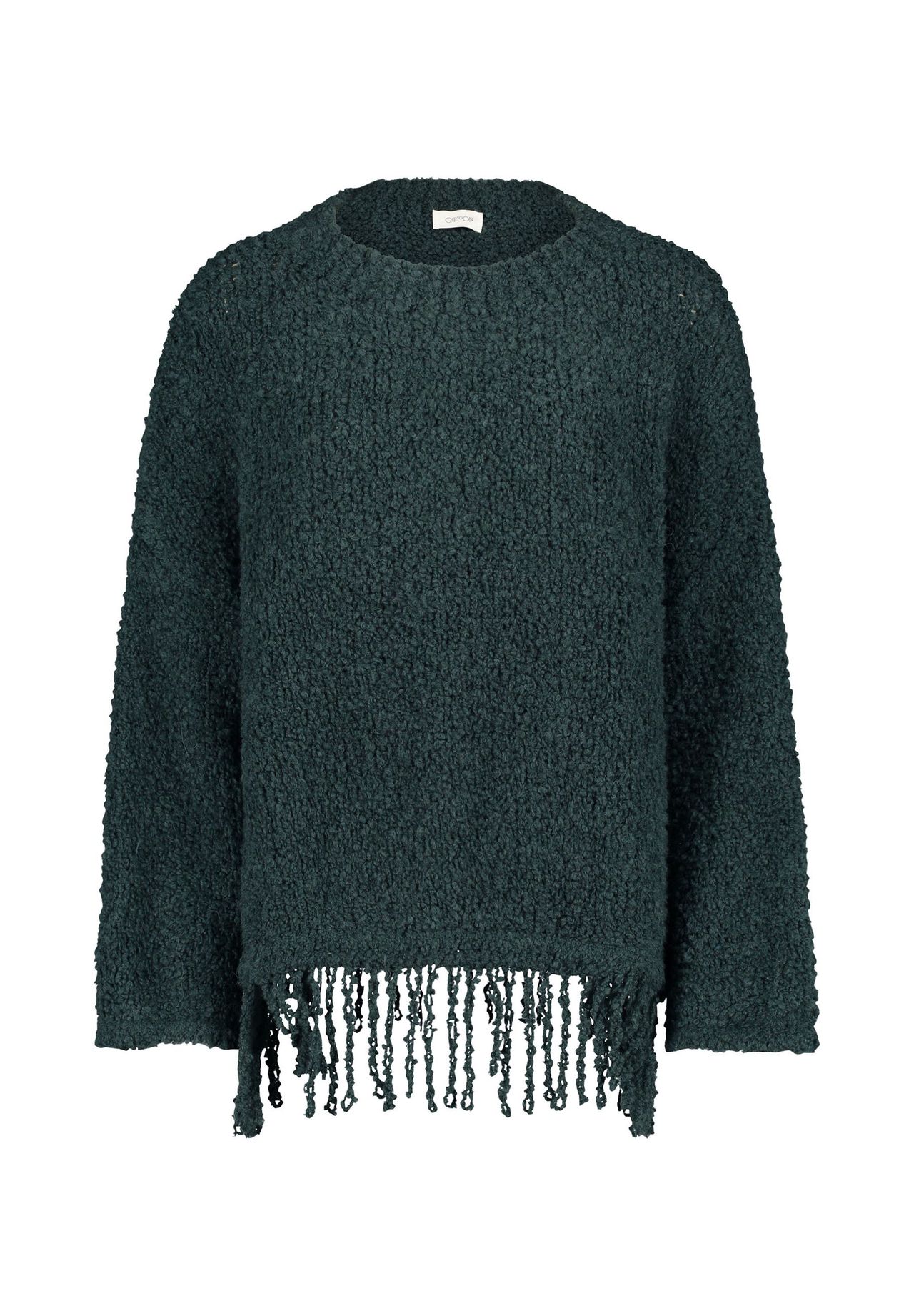Вязаный свитер с бахромой CARTOON, цвет Green Gables
Вязаный свитер с бахромой CARTOON, цвет Green Gables
