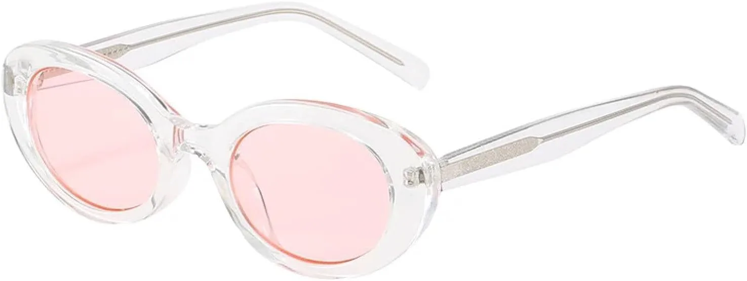 Маленькие овальные солнцезащитные очки конфетных цветов для женщин, очки «кошачий глаз», солнцезащитные очки с защитой от УФ-излучения UV400 DSVIGF, Transparent Pink
Маленькие овальные солнцезащитные очки конфетных цветов для женщин, очки «кошачий глаз», солнцезащитные очки с защитой от УФ-излучения UV400 DSVIGF, Transparent Pink