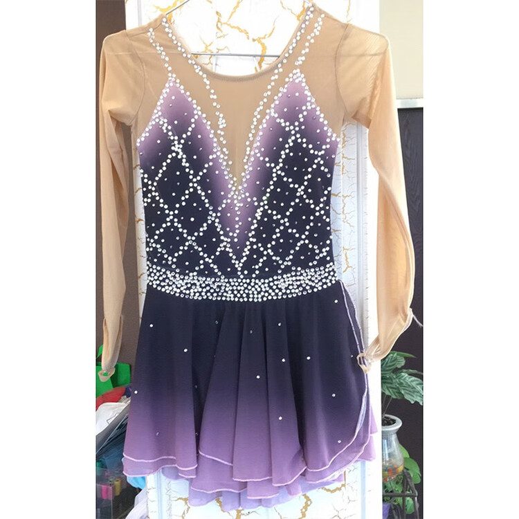 HEAD Платье для фигурного катания с пайетками для экзаменов и соревнований, градиентное фиолетовое, универсальный размер
HEAD Платье для фигурного катания с пайетками для экзаменов и соревнований, градиентное фиолетовое, универсальный размер