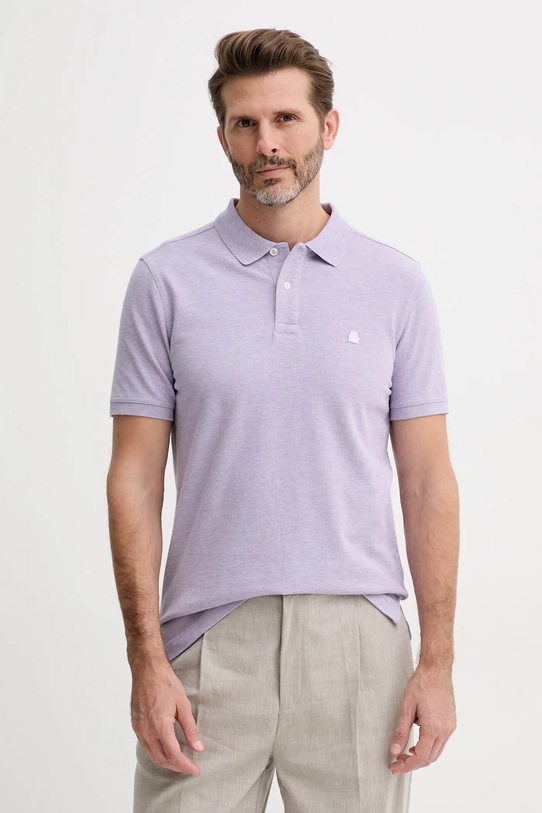 Хлопковая поло United Colors Of Benetton, фиолетовый
Хлопковая поло United Colors Of Benetton, фиолетовый