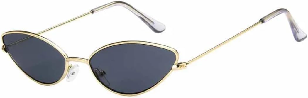 Солнцезащитные очки с защитой UV400 | Маленький размер "кошачий глаз", золотисто-серый | для женщин и мужчин, для занятий спортом на открытом воздухе и вождения DSVIGF, Gold Gray
Солнцезащитные очки с защитой UV400 | Маленький размер "кошачий глаз", золотисто-серый | для женщин и мужчин, для занятий спортом на открытом воздухе и вождения DSVIGF, Gold Gray