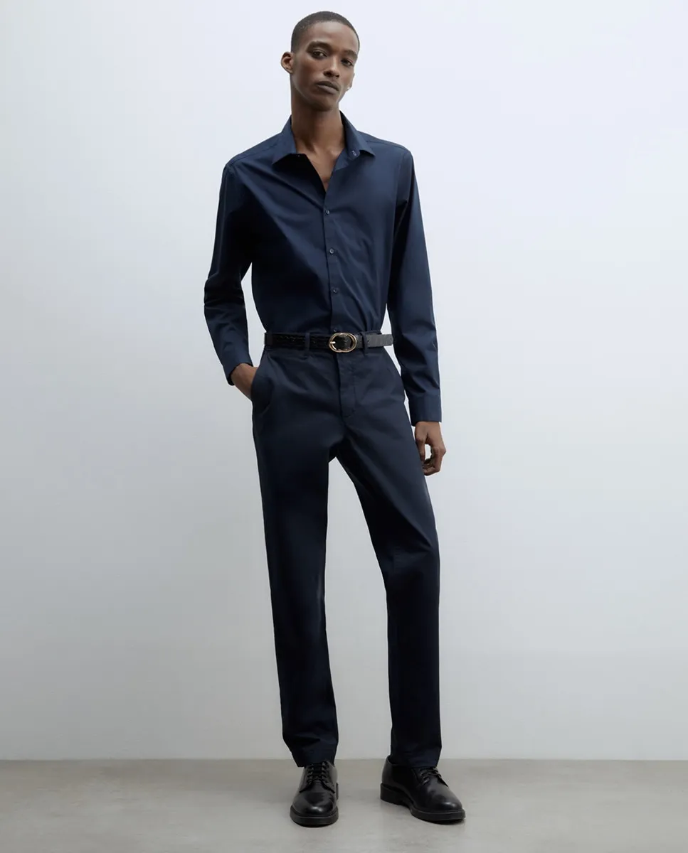 Брюки чинос классического кроя Sfera, тёмно-синий
Брюки чинос классического кроя Sfera, тёмно-синий