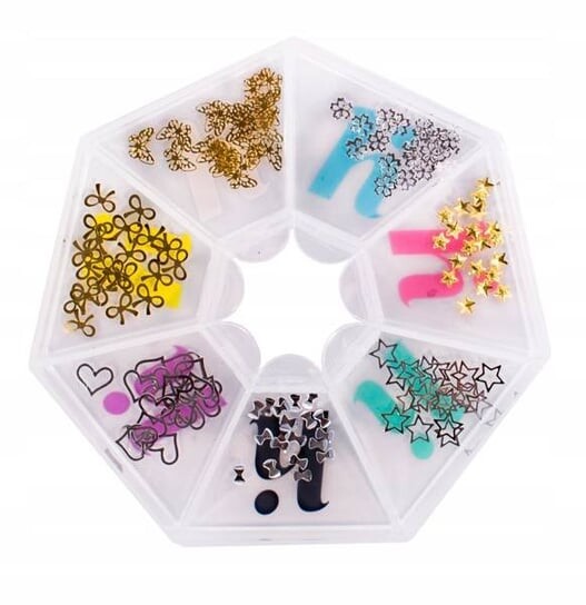 Набор украшений для ногтей HI HYBRID, 7 х 20 шт.
Набор украшений для ногтей HI HYBRID, 7 х 20 шт.