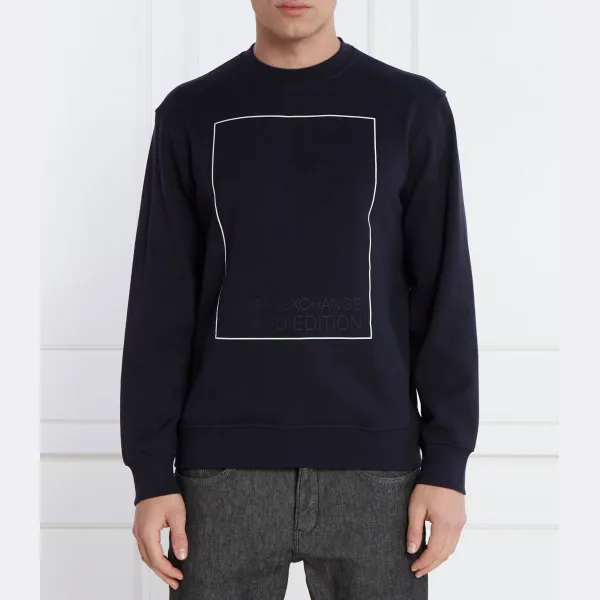 Толстовка обычного кроя Armani Exchange, синий 
Толстовка обычного кроя Armani Exchange, синий