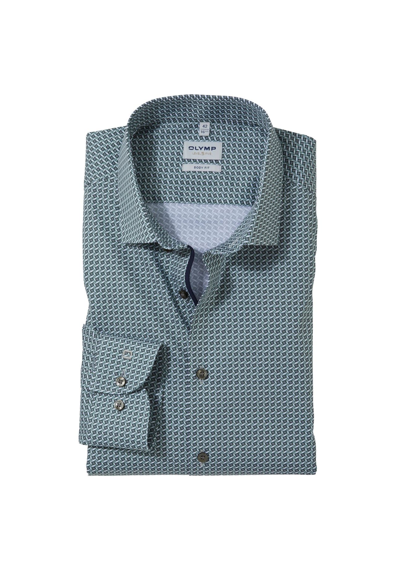 Деловая рубашка OLYMP, оливковый
Деловая рубашка OLYMP, оливковый