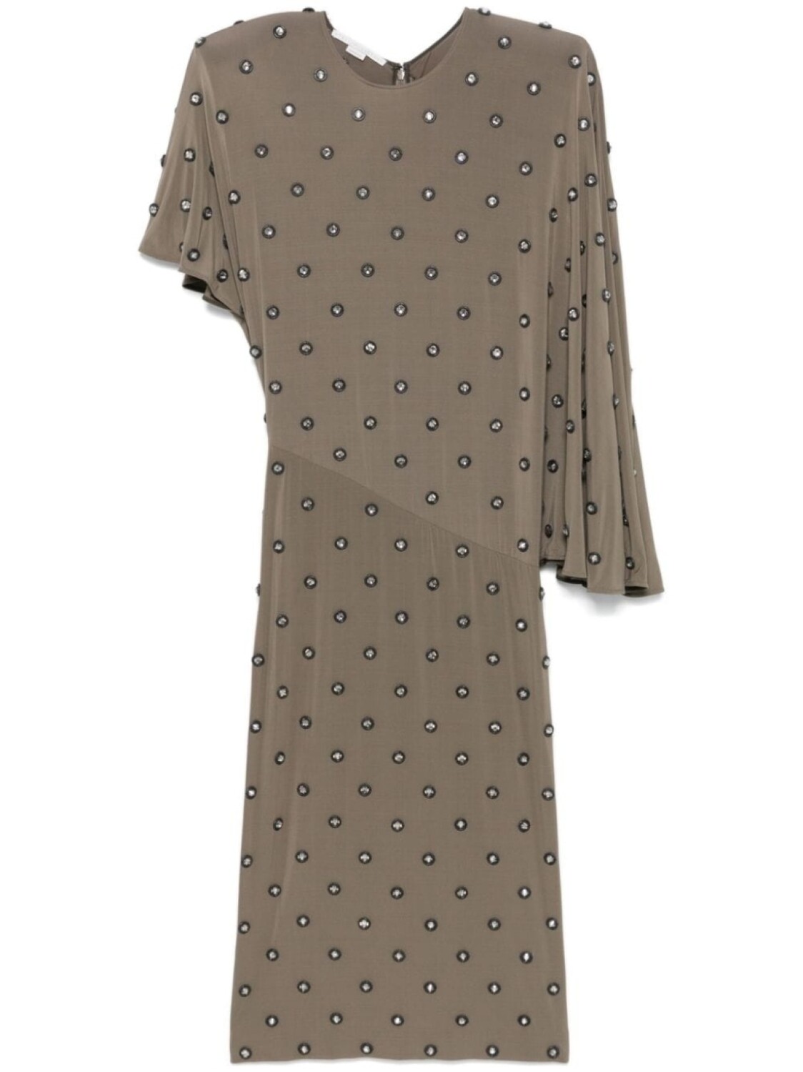 Stella McCartney платье миди с кристаллами, серый
Stella McCartney платье миди с кристаллами, серый