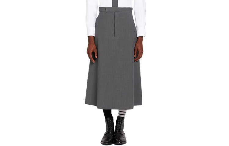 Повседневная длинная юбка женская серая THOM BROWNE, серый
Повседневная длинная юбка женская серая THOM BROWNE, серый