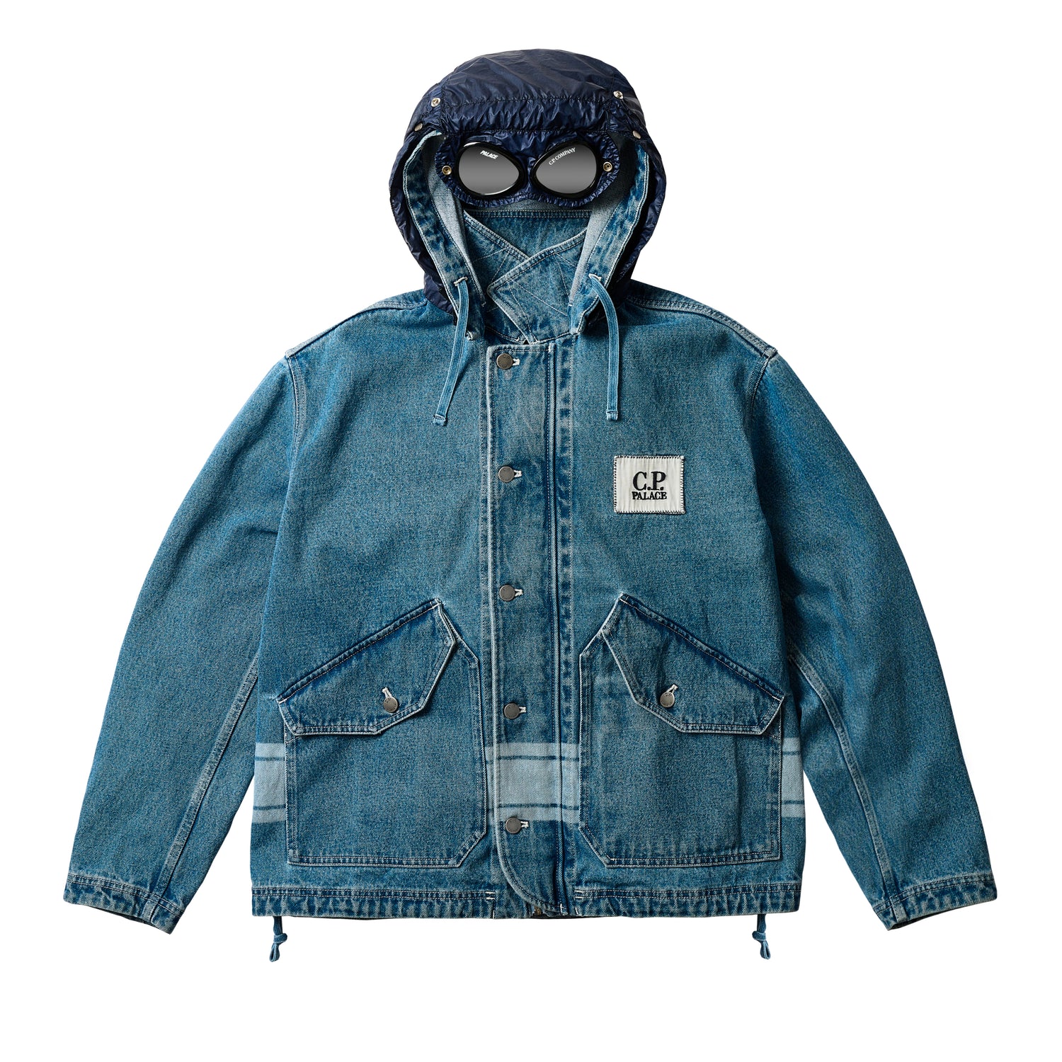 PALACE Курка C.P. Company 14 3/4oz с защитными очками, Blue
PALACE Курка C.P. Company 14 3/4oz с защитными очками, Blue