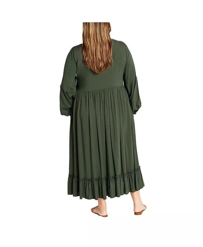 Платье макси размера плюс Алена CITY CHIC, коричневый/бежевый
Платье макси размера плюс Алена CITY CHIC, коричневый/бежевый